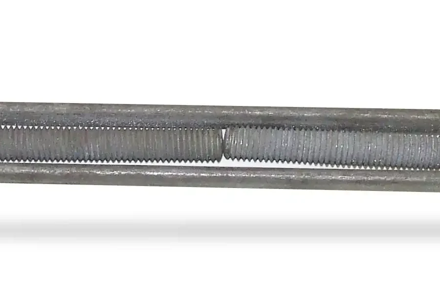 A metal turnbuckle with hook ends on both sides, designed for adjusting tension or length in cables, rods, or ropes.
